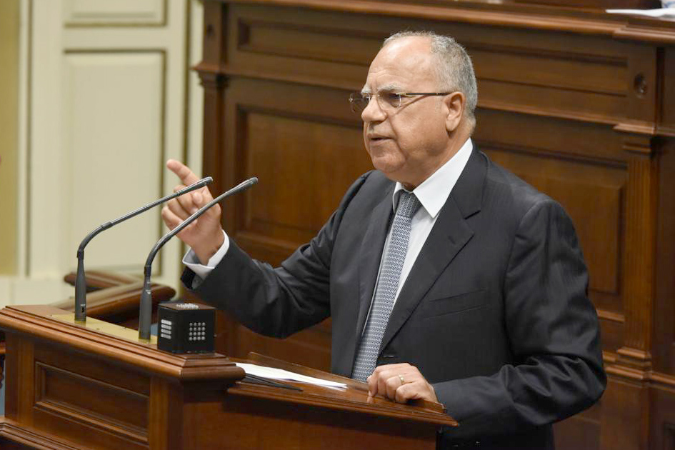 Casimiro Curbelo, portavoz en el parlamento de ASG. Cedida. NOTICIAS 8 ISLAS.