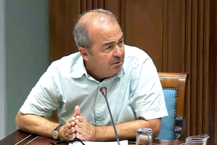Francisco Déniz, portavoz parlamentario de Sí Podemos Canarias