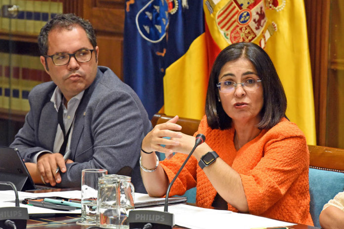La consejera de Economía, Conocimiento y Empleo del Gobierno de Canarias, Carolina Darias. Cedida. NOTICIAS 8 ISLAS