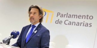 Gustavo Matos, presidente del Parlamento de Canarias. Cedida. NOTICIAS 8 ISLAS