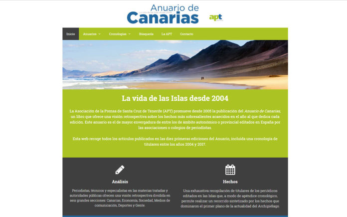 Web Anuario de Canarias. Cedida. NOTICIAS 8 ISLAS.