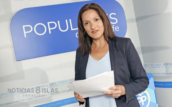 Zaida González, portavoz popular en el Cabildo. Manuel Expósito. NOTICIAS 8 ISLAS.