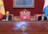 La alcaldesa Patricia Hernández presidiendo el pleno. Cedida. NOTICIAS 8 ISLAS.