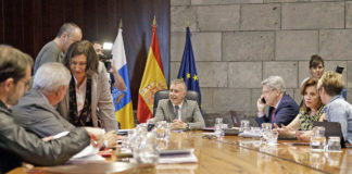 Consejo de Gobierno extraordinario celebrado hoy en S/C. de Tenerife. Cedida. NOTICIAS 8 ISLAS.