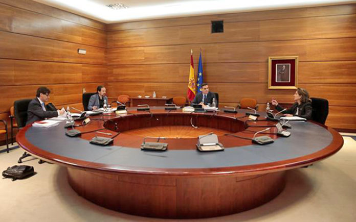 Reunión del Consejo de Ministros de hoy 28 de abril./ Cedida.