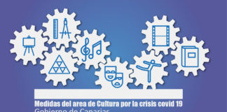 Cartel de las Medidas del Área de Cultura por la crisis COVID-19. Cedida. NOTICIAS 8 ISLAS.