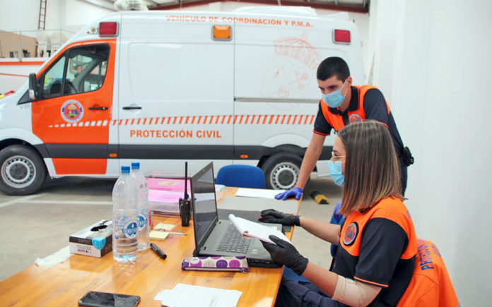 Voluntarios de Protección Civil de Yaiza, Lanzarote. Cedida. NOTICIAS 8 ISLAS.