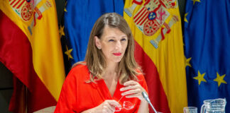 Yolanda Díaz, ministra de Trabajo y Economía Social. Cedida. NOTICIAS 8 ISLAS.