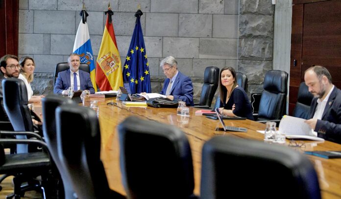 Consejo de Gobierno Celebrado hoy en S/C. de Tenerife. Cedida. NOTICIAS 8 ISLAS.