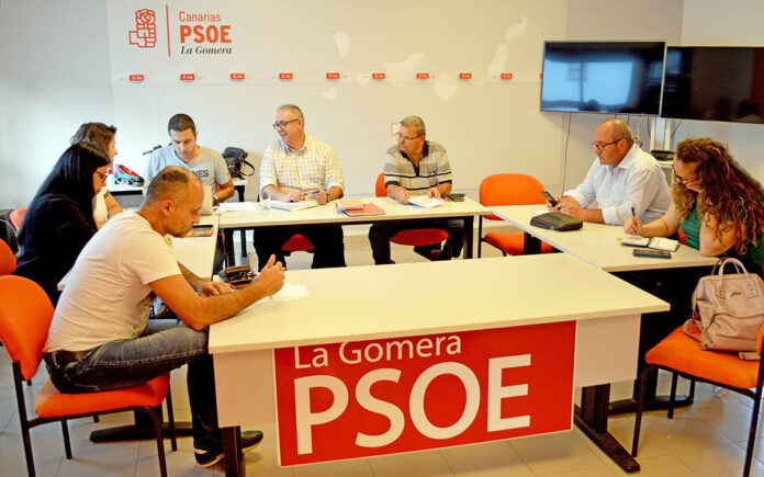 Ejecutiva Insular del PSOE de La Gomera. Cedida. NOTICIAS 8 ISLAS.
