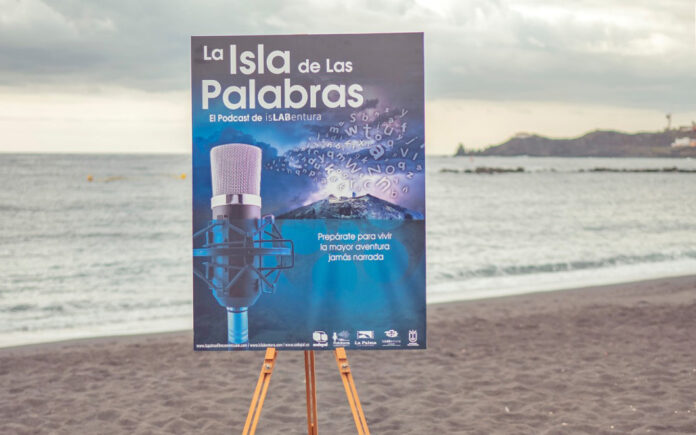 Cartel de La Isla de las Palabras, podcast de isLABentura. Cedida. NOTICIAS 8 ISLAS.