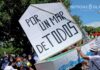 Manifestación de los trabajadores y usuarios de Ansina y del Cidemat. ©Manuel Expósito. NOTICIAS 8 ISLAS.
