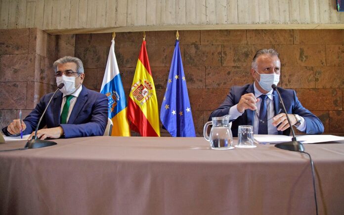 Reunión para el Plan de Reactivación Social y Económico de Canarias./ Cedida.