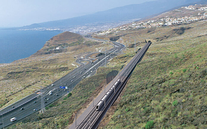 Proyecto del Tren de Tenerife./ Cedida.