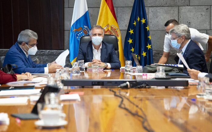 Reunión hoy del Consejo de Gobierno de Canarias./ Cedida.
