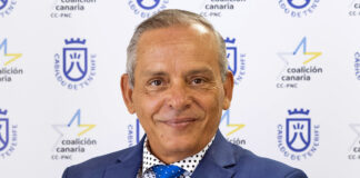 Efraín Medina, consejero de CC-PNC del Cabildo de Tenerife./ Cedida.