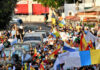 Por segundo sábado consecutivo se ha celebrado una manifestación en las calles de Arguineguín./ Cedida.