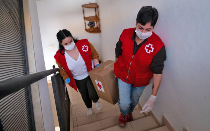 Voluntarios de Cruz Roja./ Cedida.