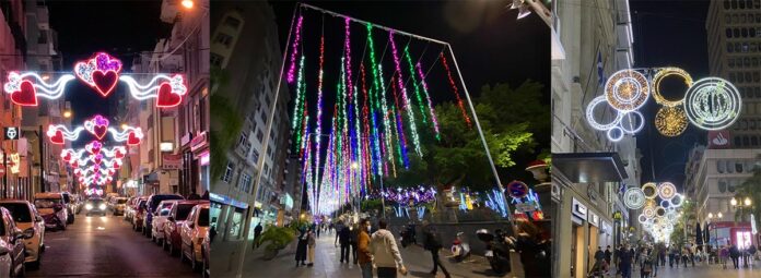 Encendido luces de Navidad en Santa Cruz de Tenerife./ Sociedad de Desarrollo.