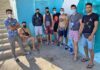 Migrantes en locales municipales de Las Alcaravaneras./ Cedida.