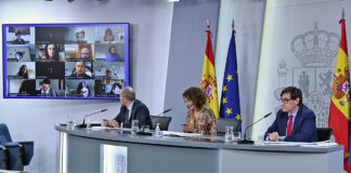 Rueda de prensa posterior al Consejo de Ministros./ Pool Moncloa, Borja Puig de la Bellacasa.