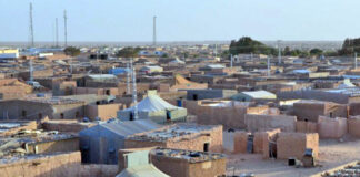 Campamentos en el Sáhara Occidental.