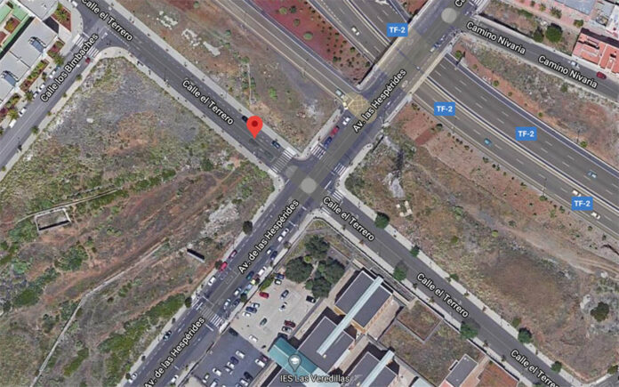 Avenida de las Hespérides con la Calle el Terrero (Tíncer)./ Google Maps.
