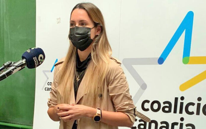 María Fernández, portavoz del Comité Ejecutivo Nacional de Coalición Canaria./ Cedida.