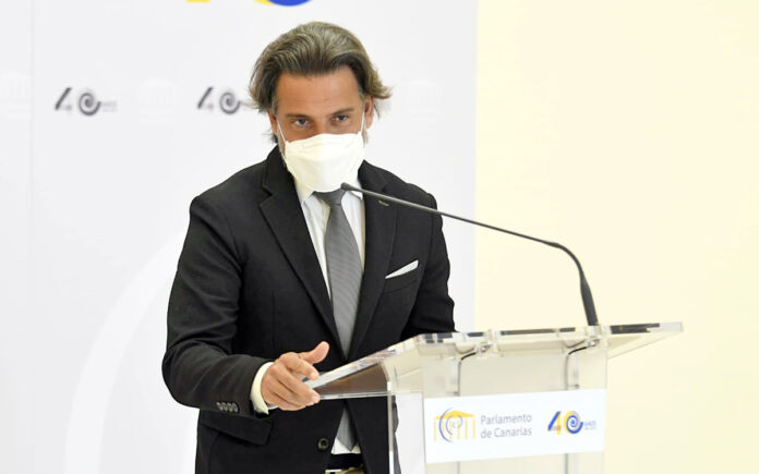 Gustavo Matos, presidente del Parlamento de Canarias./ Cedida.