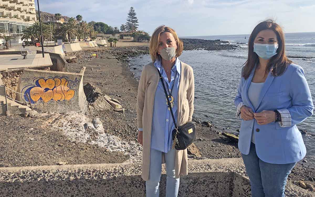 El PP denuncia que el PSOE “dejó caducar” el estudio de impacto medioambiental de la Playa de Los Tarajales