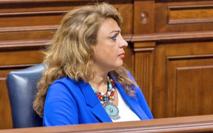 Cristina Valido García, diputada por el Grupo Nacionalista Canario CC-PNC en el Parlamento de Canarias