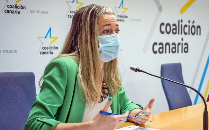 Verónica Meseguer, secretaria general de Jóvenes Nacionalistas de Tenerife (JNT)./ Cedida.
