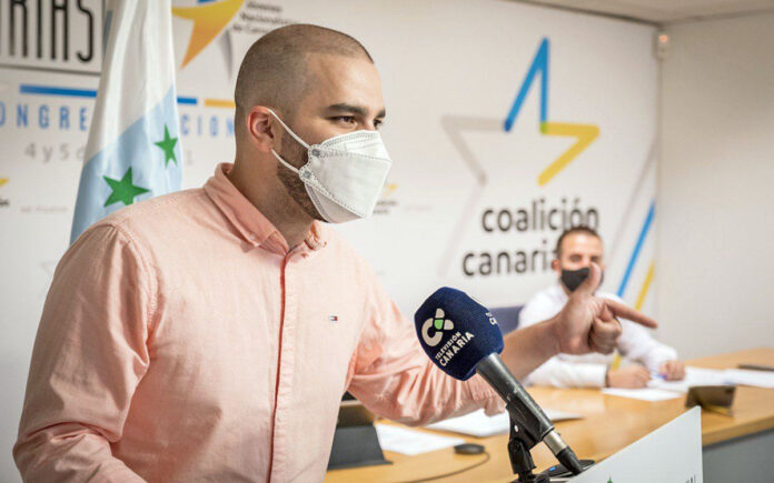 Jesús Machín, secretario general de los Jóvenes Nacionalistas de Canarias./ Cedida.