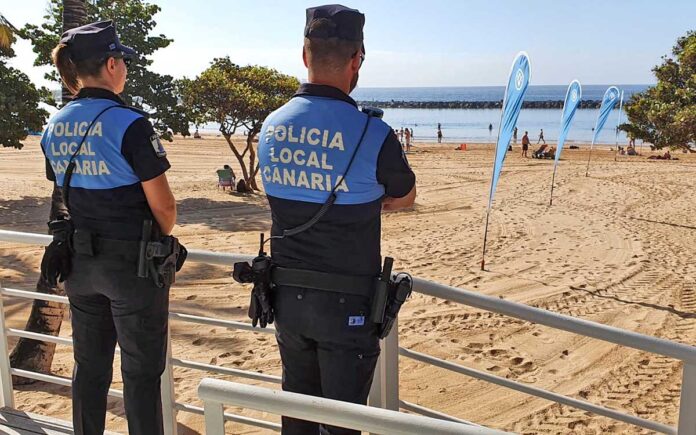 Operativo de playas de Seguridad Ciudadana y Vial./ Cedida.