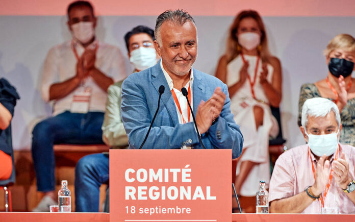 Ángel Víctor Torres ha anunciado este sábado de forma oficial que optará a la reelección como Secretario General del PSOE de Canarias./ Cedida.