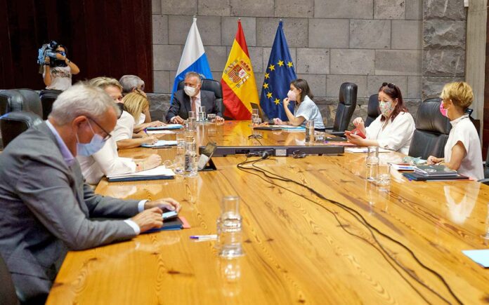 Consejo de Gobierno celebrado hoy jueves en S/C. de Tenerife./ Cedida.