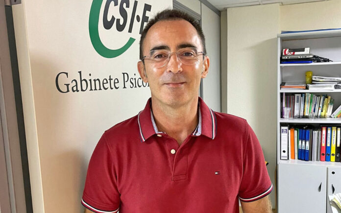 Fernán Bravo, director del Gabinete Psicológico del sindicato CSIF en Tenerife./ Cedida.