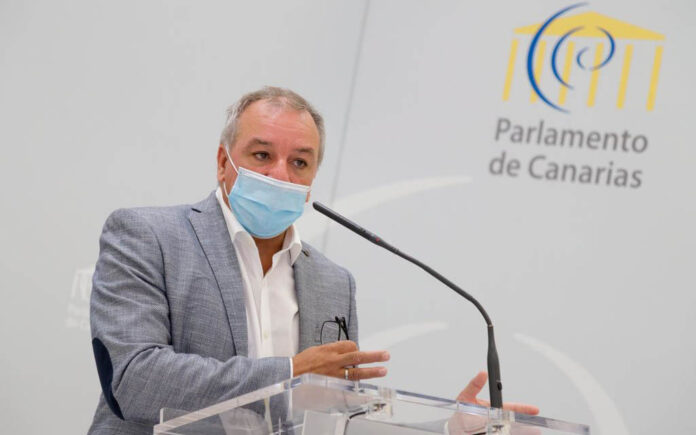 Luis Campos, portavoz parlamentario de Nueva Canarias./ Cedida.