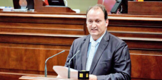 Ricardo Fernández de la Puente, portavoz y diputado de Ciudadanos en el Parlamento de Canarias./ Cedida.