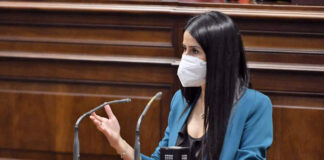 Melodie Mendoza, presidenta del Grupo Parlamentario Agrupación Socialista Gomera./ cedida.