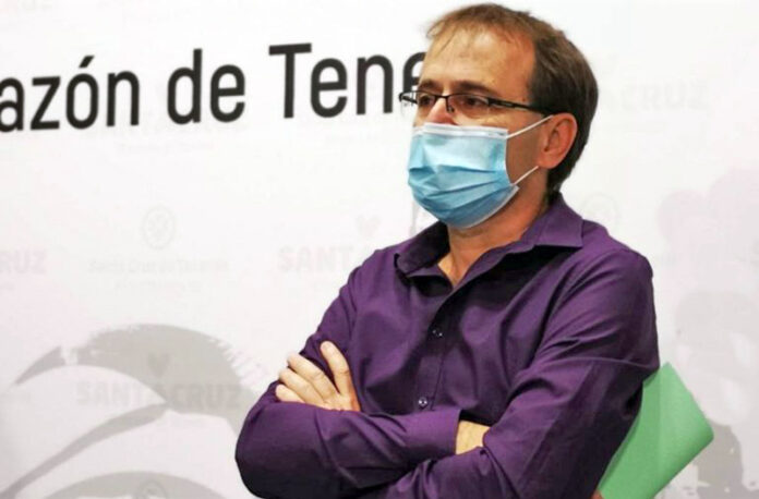 Ramón Trujillo, portavoz de Unidas Podemos en Santa Cruz de Tenerife./ Cedida.