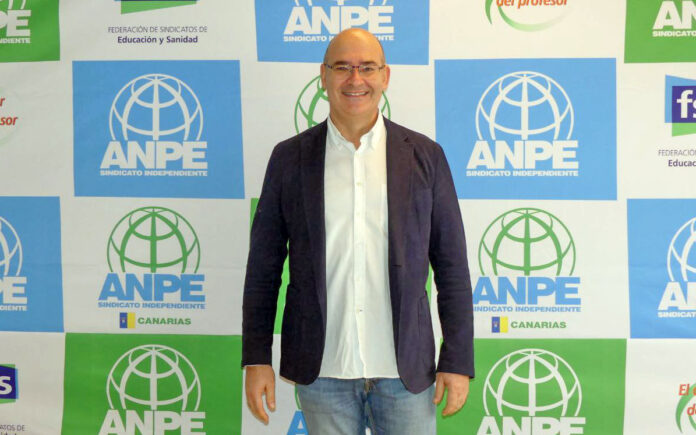 Pedro Crespo, presidente de ANPE Canarias./ Cedida.