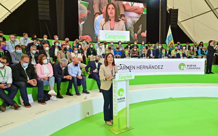 Carmen Hernández, presidenta del grupo parlamentario de Nueva Canarias./ Cedida.