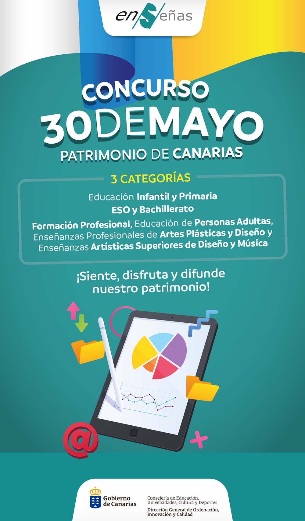 Educación convoca el concurso escolar “30 de mayo. Patrimonio de Canarias”