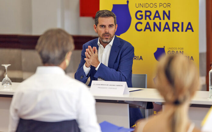 Lucas Bravo de Laguna, presidente de Unidos por Gran Canaria./ Cedida.