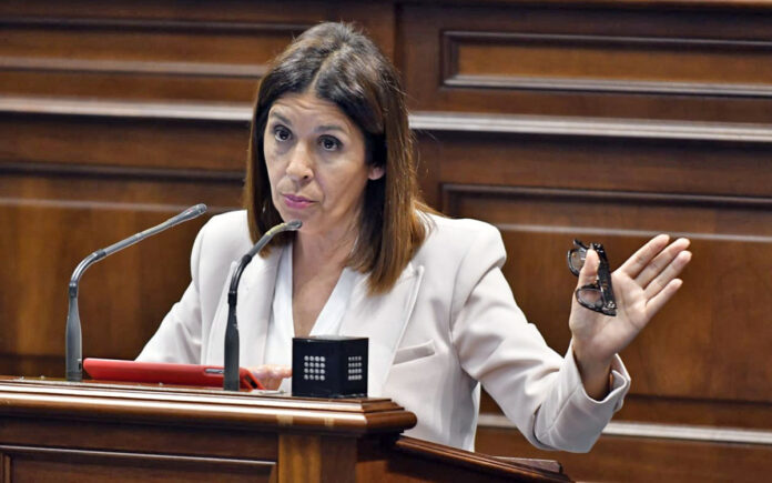 Carmen Hernández, parlamentaria de Nueva Canarias./ Cedida.