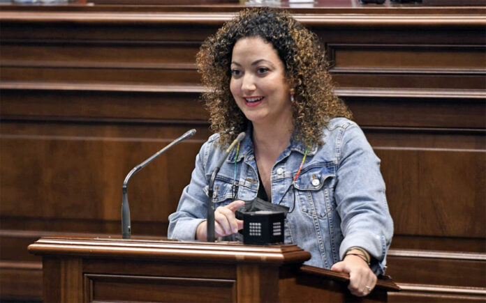 Jana González Alonso, diputada del Grupo Nacionalista Canario./ Cedida.