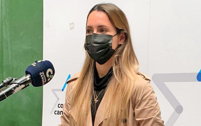 María Fernández, portavoz nacional de CC-PNC./ Cedida.