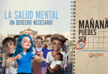Cartel Día Mundial de la Salud Mental.