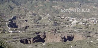 Valle de Güímar, deterioro ambiental producido por la extracción de áridos./ © Manuel Expósito.